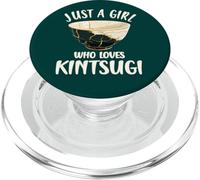 Just A Girl Who Loves Kintsugi Japanese Pottery Art PopSockets PopGrip for MagSafe