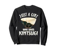 Just A Girl Who Loves Kintsugi Japanese Pottery Art Sweatshirt