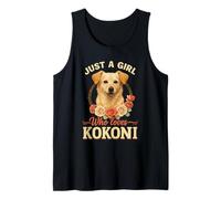 Just A Girl Who Loves Kokoni Cute Greek Dog Breed Pet Mom Tank Top