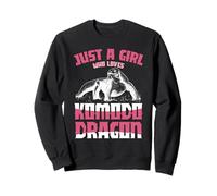 Just A Girl Who Loves Komodo Dragon Reptile Lovers Gifts Sweatshirt