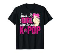 Just A Girl Who Loves Kpop Teen Girls Cute K-pop Music Merch T-Shirt