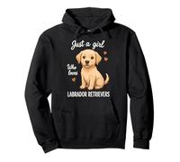 Just A Girl Who Loves Labrador Retrievers Pullover Hoodie