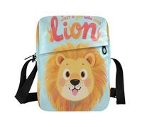 Just A Girl Who Loves Lion messenger bag for women Small Crossbody Bag Women Purses Cross Body Bag Adjustable Strap for business Casual
