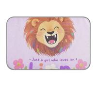 Just A Girl Who Loves Lion Summer cool pad for dogs Self Cooling 38" x 23" pet cooling pad for hamster cozy sleeping comfy tapete frio para perros M