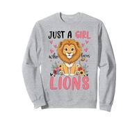 Just a Girl Who Loves Lions Sweatshirt