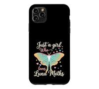 Just A Girl Who Loves Luna Moths Moon Insect Lover Case for iPhone 11 Pro Max