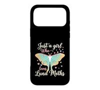 Just A Girl Who Loves Luna Moths Moon Insect Lover Case for iPhone 17 Pro Max