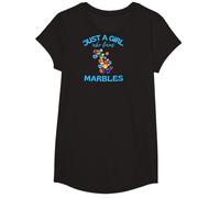 Just a Girl Who Loves Marbles Design for Marble Players T-Shirt