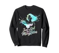 Just A Girl Who Loves Margaritas Funny Summer Vacation Sweatshirt