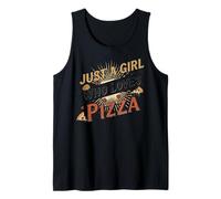 Just a Girl Who Loves - Minimalist Retro Apparel Tank Top