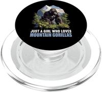 Just a Girl who loves Mountain Gorillas. Mountain Gorilla PopSockets PopGrip for MagSafe