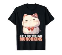 Just a Girl who loves Munchkins Munchkin Cat T-Shirt