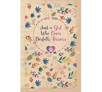 Just a Girl Who Loves Norfolk Terriers: Floral Notebook Gift for Dog Lovers, 100 Lined Timeline Pages, 6"x9" , Matte Finish