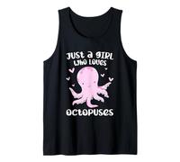 Just A Girl Who Loves Octopuses Cute Squid Octopus Costume Tank Top