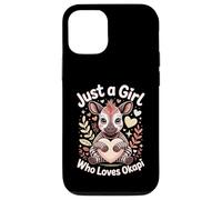 Just A Girl Who Loves Okapi Forest Giraffe Zoo Animal Lovers Case for iPhone 12/12 Pro