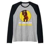 Just a Girl who Loves Orangutans Orangutan Raglan Baseball Tee