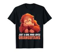 Just a Girl who loves Orangutans Orangutan T-Shirt