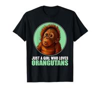 Just a Girl who loves Orangutans Orangutan T-Shirt