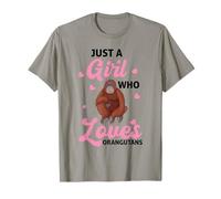 Just A Girl Who Loves Orangutans - Orangutan T-Shirt