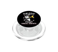 Just A Girl Who Loves Pandas And Trumpets PopSockets PopGrip for MagSafe