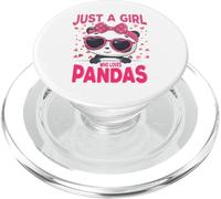 Just a Girl Who Loves Pandas Cute Baby Panda Lover PopSockets PopGrip for MagSafe