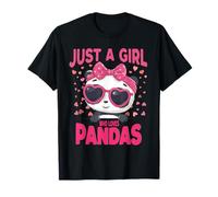 Just a Girl Who Loves Pandas Cute Baby Panda Lover T-Shirt