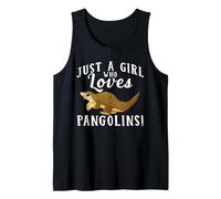 Just A girl Who Loves Pangolins Save The Pangolin Tshirts Tank Top