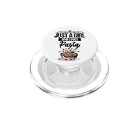 Just A Girl Who Loves Pasta For Noodles Food Lovers PopSockets PopGrip for MagSafe