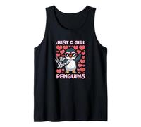 Just A Girl Who Loves Penguins Cute Penguin Lover Tank Top