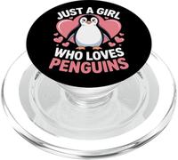 Just A Girl Who Loves Penguins Penguin Watcher Animal Humor PopSockets PopGrip for MagSafe