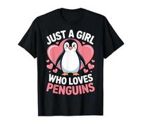 Just A Girl Who Loves Penguins Penguin Watcher Animal Humor T-Shirt