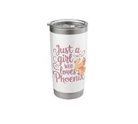Just a Girl Who Loves Phoenix Stainless Steel Insulated Tumbler