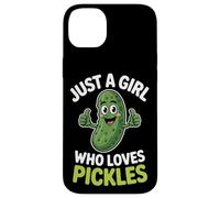 Just A Girl Who Loves Pickles Perfect For Pickle Enthusiasts Case for iPhone 14 Plus