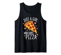 Just a Girl Who Loves Pizza Food Lover Tank Top