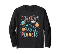 Just a Girl Who Loves Planets Long Sleeve T-Shirt