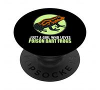 Just a Girl who loves Poison Dart Frogs Poison Dart Frog PopSockets Adhesive PopGrip