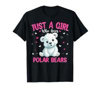 Just A Girl Who Loves Polar Bear Women Girls Cute Polar Bear T-Shirt