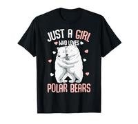 Just A Girl Who Loves Polar Bears Kids Girls T-Shirt