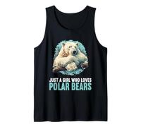 Just a Girl who Loves Polar Bears Polar Bear Tank Top