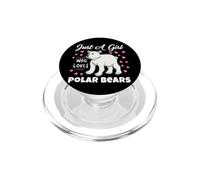 Just A Girl Who Loves Polar Bears PopSockets PopGrip for MagSafe
