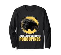 Just a Girl who Loves Porcupines Porcupine Long Sleeve T-Shirt