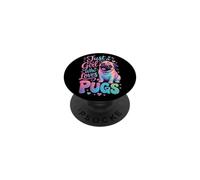Just a Girl Who Loves Pugs Pug Mom PopSockets Adhesive PopGrip