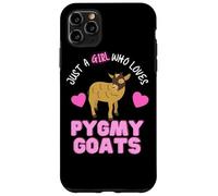 Just A Girl Who Loves Pygmy Goats Cute Girls Pygmy Goat Case for iPhone 11 Pro Max