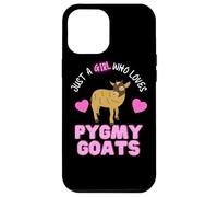 Just A Girl Who Loves Pygmy Goats Cute Girls Pygmy Goat Case for iPhone 12 Pro Max