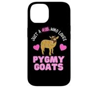 Just A Girl Who Loves Pygmy Goats Cute Girls Pygmy Goat Case for iPhone 14