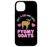 Just A Girl Who Loves Pygmy Goats Cute Girls Pygmy Goat Case for iPhone 14 Plus