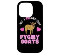 Just A Girl Who Loves Pygmy Goats Cute Girls Pygmy Goat Case for iPhone 14 Pro
