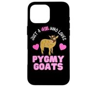 Just A Girl Who Loves Pygmy Goats Cute Girls Pygmy Goat Case for iPhone 16 Pro Max