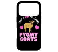 Just A Girl Who Loves Pygmy Goats Cute Girls Pygmy Goat Case for iPhone 17 Pro