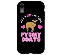 Just A Girl Who Loves Pygmy Goats Cute Girls Pygmy Goat Case for iPhone XR